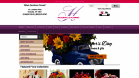 What Hicksvilleflorist.com website looked like in 2021 (2 years ago)
