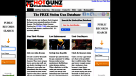 What Hotgunz.com website looked like in 2021 (2 years ago)