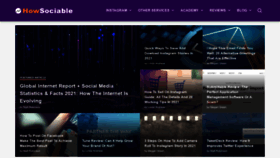 What Howsociable.com website looked like in 2021 (2 years ago)