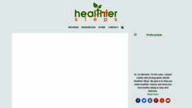 What Healthiersteps.com website looked like in 2021 (2 years ago)
