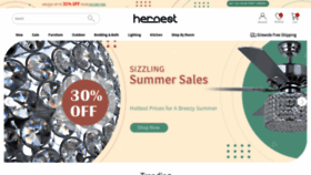 What Hernest.com website looked like in 2021 (2 years ago)