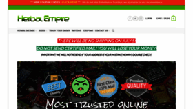 What Herbal-empire.com website looked like in 2021 (2 years ago)