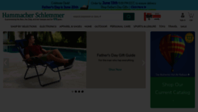 What Hammacher.com website looked like in 2021 (2 years ago)