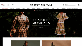 What Harveynichols.com website looked like in 2021 (2 years ago)