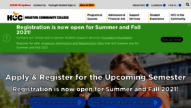 What Hccs.edu website looked like in 2021 (2 years ago)