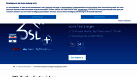 What Hansenet.de website looked like in 2021 (2 years ago)