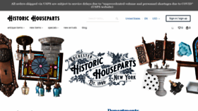 What Historichouseparts.com website looked like in 2021 (2 years ago)