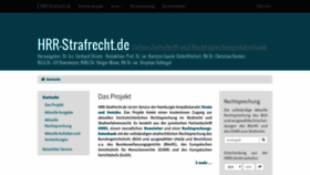 What Hrr-strafrecht.de website looked like in 2021 (2 years ago)