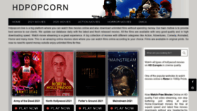 What Hdpopcorn.live website looked like in 2021 (2 years ago)