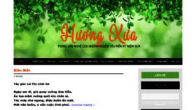 What Huongxua.org website looked like in 2021 (2 years ago)