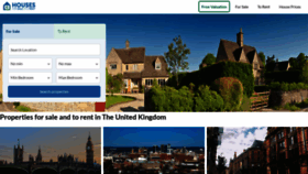 What Housesforsaletorent.co.uk website looked like in 2021 (4 years ago)