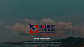 What Holidaysquare.in website looked like in 2021 (2 years ago)