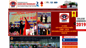 What Hht.edu.vn website looked like in 2021 (2 years ago)