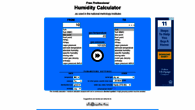 What Humcal.com website looked like in 2021 (2 years ago)