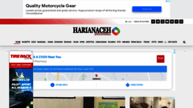 What Harianaceh.co.id website looked like in 2021 (2 years ago)