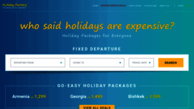 What Holiday-factory.com website looked like in 2021 (2 years ago)