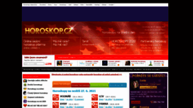 What Horoskop.cz website looked like in 2021 (2 years ago)