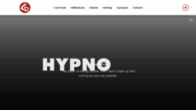 What Hypnotized.org website looked like in 2021 (2 years ago)