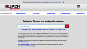 What Help.ch website looked like in 2021 (2 years ago)
