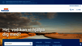 What Halmstad.se website looked like in 2021 (2 years ago)