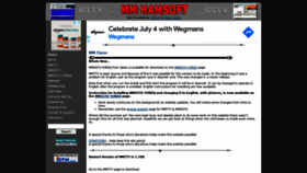 What Hamsoft.ca website looked like in 2021 (2 years ago)
