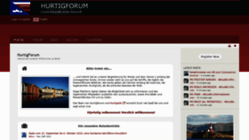 What Hurtigforum.de website looked like in 2021 (2 years ago)