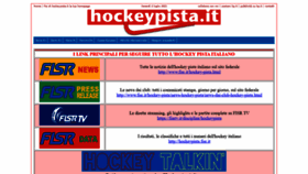 What Hockeypista.it website looked like in 2021 (2 years ago)