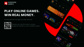What Hungamagames.com website looked like in 2021 (2 years ago)