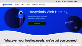 What Hostwinds.in website looked like in 2021 (2 years ago)