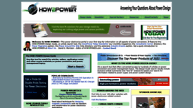 What How2power.org website looked like in 2021 (2 years ago)