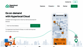 What Hyperlocalcloud.com website looked like in 2021 (2 years ago)