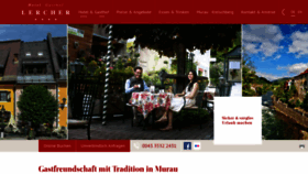 What Hotel-restaurant-lercher.at website looked like in 2021 (2 years ago)