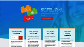 What Hostinguk.net website looked like in 2021 (4 years ago)