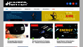 What Hunterae.com website looked like in 2021 (2 years ago)