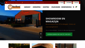 What Hardhoutdiscount.nl website looked like in 2021 (2 years ago)