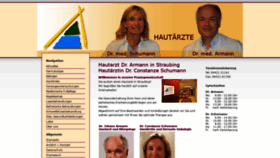 What Hautarzt-dr-armann.de website looked like in 2021 (2 years ago)
