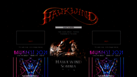 What Hawkwind.com website looked like in 2021 (2 years ago)
