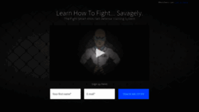 What Howtofightnow.com website looked like in 2021 (2 years ago)