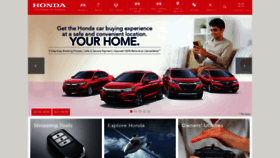 What Hondacarindia.com website looked like in 2021 (2 years ago)