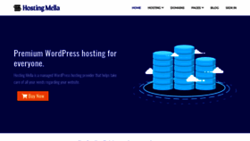 What Hostingmella.com website looked like in 2021 (2 years ago)