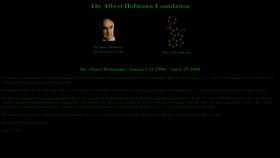 What Hofmann.org website looked like in 2021 (2 years ago)