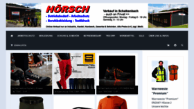 What Hoersch-buerowelt.de website looked like in 2021 (2 years ago)