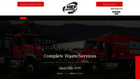What Hiepsanitation.com website looked like in 2021 (2 years ago)