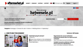 What Hejwesele.pl website looked like in 2021 (2 years ago)