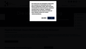 What Hamburg-messe.de website looked like in 2021 (2 years ago)
