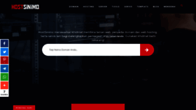 What Hostsinimo.com website looked like in 2021 (2 years ago)