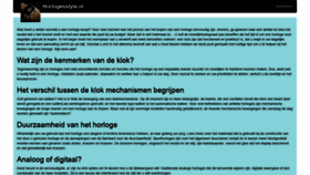 What Horlogesstyle.nl website looked like in 2021 (2 years ago)