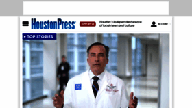 What Houstonpress.com website looked like in 2021 (2 years ago)