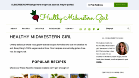 What Healthymidwesterngirl.com website looked like in 2021 (2 years ago)