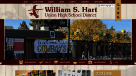 What Hartdistrict.org website looked like in 2021 (3 years ago)
